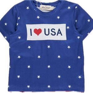 Blue Starry Kids Tee by MaruVant